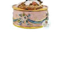 Bird Figurine On Pink Base Enamel Music Box (Beethoven- Fur Elise) image