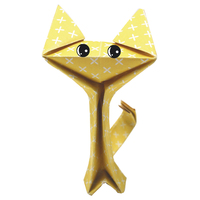 Funny Origami- Cat (Large) image