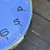 32cm Supervisor White Dial With Date Wall Clock By ACCTIM (Small Blemishes) image