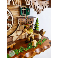 Walker & Waterwheel Battery Chalet Cuckoo Clock With Dancers 42cm By ENGSTLER image
