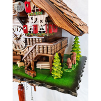 Train in Tunnel Battery Chalet Cuckoo Clock 50cm By ENGSTLER image