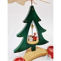 28cm Green Tree Christmas Pyramid By Richard Glässer image