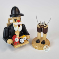 19cm Clock Vendor German Incense Burner image