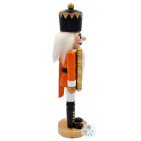 18cm Orange King Nutcracker image