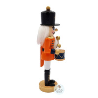 18cm Orange Drummer Nutcracker image
