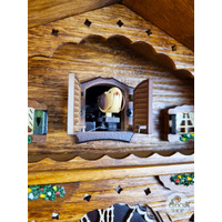Farming Family Battery Chalet Cuckoo Clock 26cm By TRENKLE image
