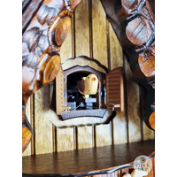 Erzgebirge Christmas Children Battery Chalet Cuckoo Clock 36cm By TRENKLE image