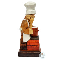 21cm Hand Carved Baker German Incense Burner By Master Carver image