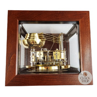 30cm Walnut Mechanical Table Clock With Westminster Chime By HERMLE image