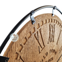 40cm Old Town London Round Wall Clock By AMS image