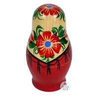 Kirov Russian Dolls- White Scarf & Red Dress 7cm (Set Of 3) image