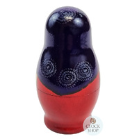 Kirov Russian Dolls- Purple Scarf & Red Dress 7cm (Set Of 3) image