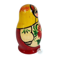 Kirov Russian Dolls- Yellow Scarf & Red Dress 7cm (Set Of 3) image