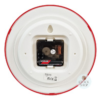 20cm Runwell Red Shiraz Wall Clock By ACCTIM image