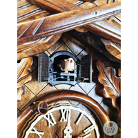 Before The Hunt Battery Carved Cuckoo Clock 50cm By ENGSTLER image