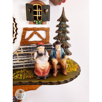 Grandma & Grandpa 1 Day Mechanical Chalet Cuckoo Clock 27cm By TRENKLE image