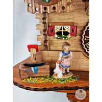 Children & Geese 1 Day Mechanical Chalet Cuckoo Clock 22cm By TRENKLE image