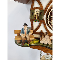 Grandma & Grandpa Battery Chalet Cuckoo Clock 28cm By TRENKLE image