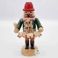 19cm Erzgebirge Vendor German Incense Burner With Orange Hat image