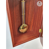68cm Mahogany 8 Day Mechanical Chiming Wall Clock By HERMLE image