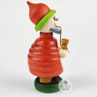 10cm Dwarf & Butterfly German Incense Burner By Richard Glässer image