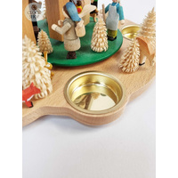 29cm Forest House Christmas Pyramid By Richard Glässer image