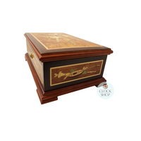 Burlwood 70 Note Music Box With Instrument Inlay (Tchaikovsky- The Nutcracker Suite) image