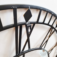 80cm Gold Round Wall Clock By AMS image