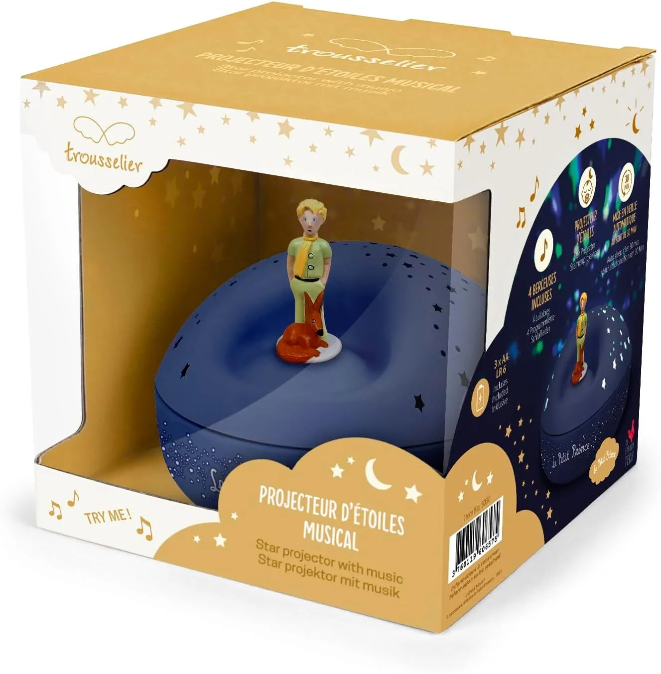 The Little Prince Musical Star Projector (4 Lullabies/Sounds) image