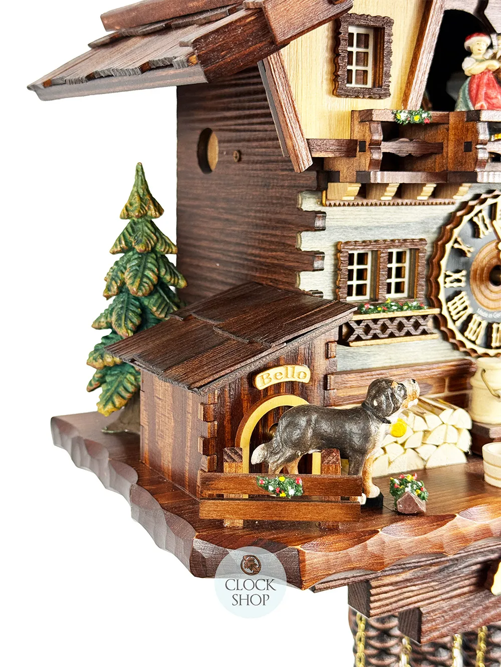 Clock Of The Year 2025 1 Day Mechanical Chalet Cuckoo Clock With Dancers By HÖNES image