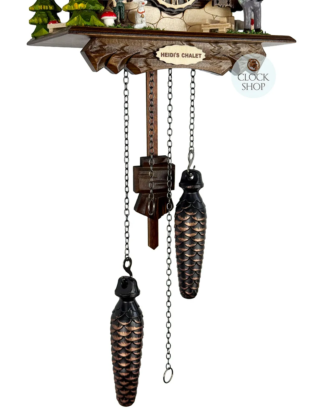 Heidi House Battery Chalet Cuckoo Clock 18.5cm By ENGSTLER image