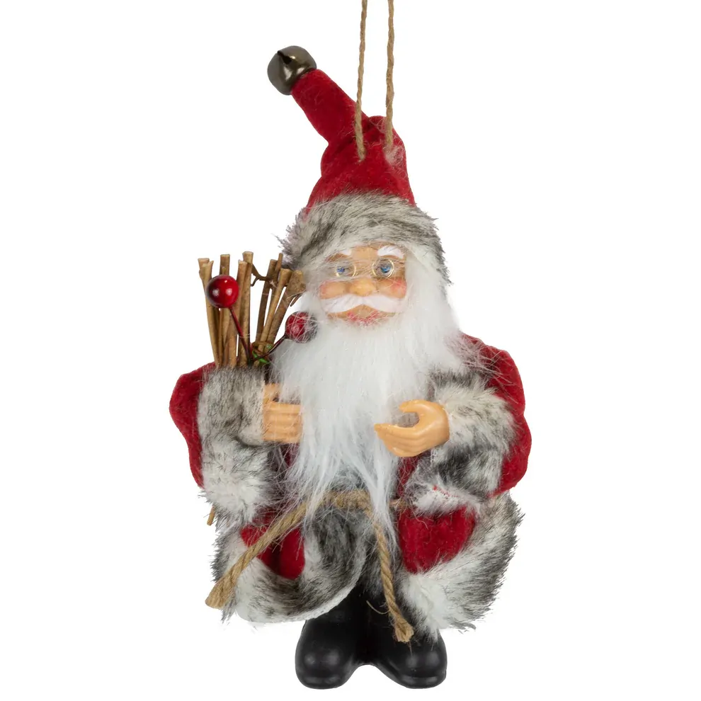 13cm Santa Hanging Decoration- Assorted Designs image