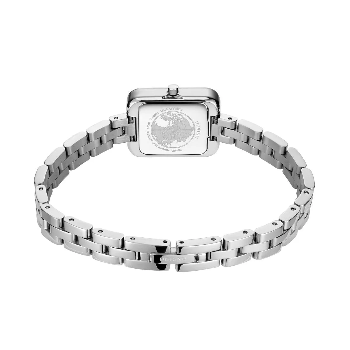 26mm Classic Collection Womens Watch With White Dial & Silver Stainless Steel Link Strap By BERING image