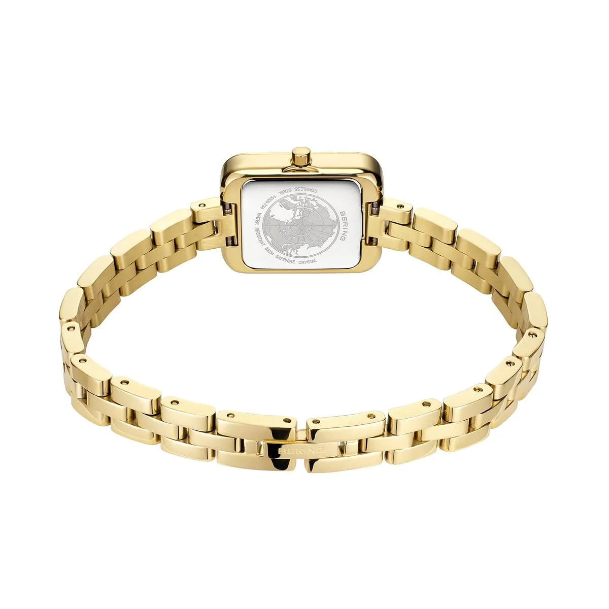 26mm Classic Collection Womens Watch With White Dial & Gold Stainless Steel Link Strap By BERING image