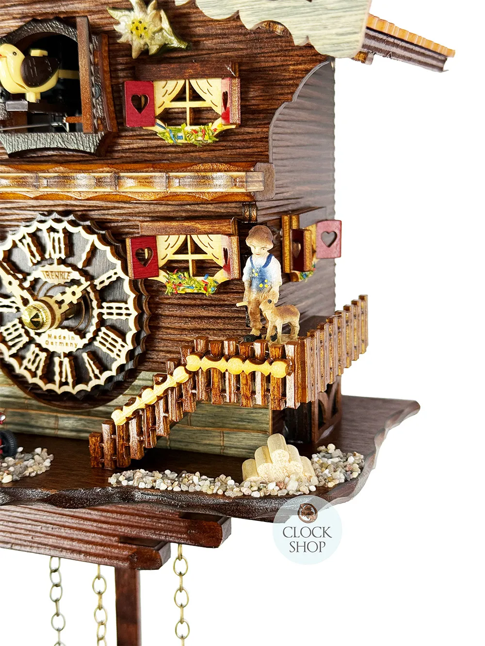 Tractor Battery Chalet Cuckoo Clock By TRENKLE image