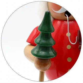 24cm Santa Claus With Lantern German Incense Burner image