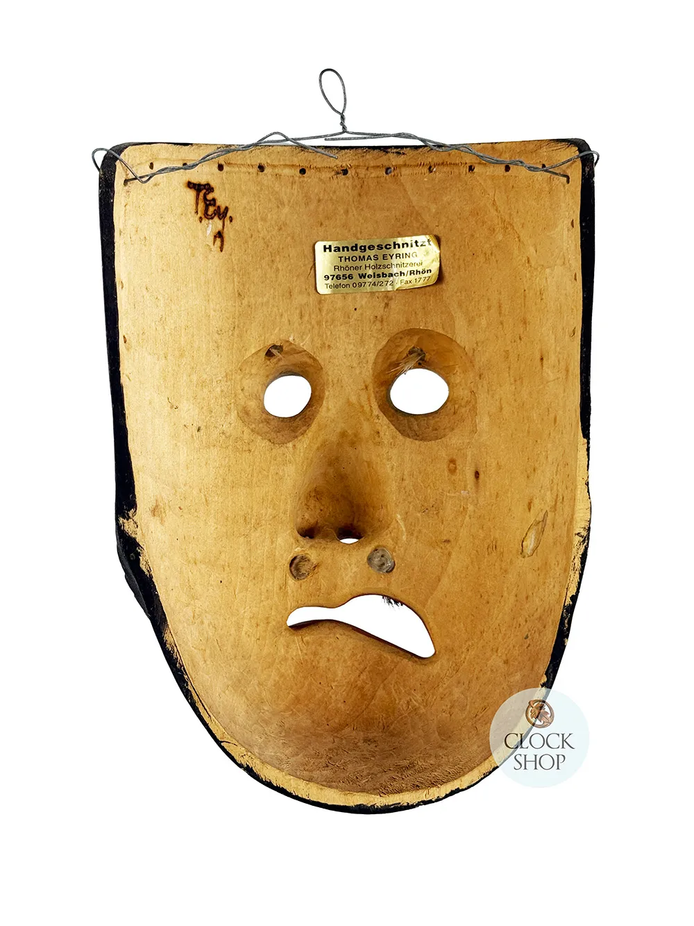 Hand Carved Fasching Mask By Thomas Eyring (Design 1) image