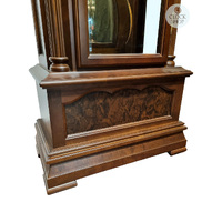 206cm Walnut Grandfather Clock with Tubular Bell Triple Chime & Moon Dial By AMS image