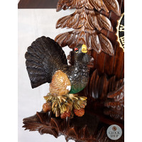 Hunter & Wood Grouse 8 Day Mechanical Chalet Cuckoo Clock With Dancers 50cm By HÖNES image