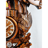 After The Hunt 8 Day Mechanical Carved Cuckoo Clock 54cm By ENGSTLER image