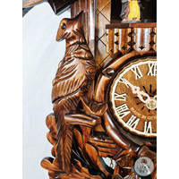 Before The Hunt 8 Day Mechanical Carved Cuckoo Clock 54cm By ENGSTLER image