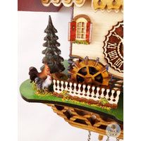 Walker & Water Wheel Battery Chalet Cuckoo Clock 32cm By TRENKLE image