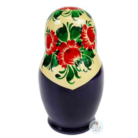 Kirov Russian Dolls- White Scarf & Purple Dress 15cm (Set Of 7) image