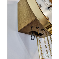Polished Brass 8 Day Mechanical Wall Clock By AMS image