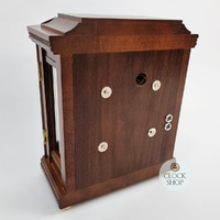 30cm Walnut Mechanical Table Clock With Westminster Chime  By AMS image