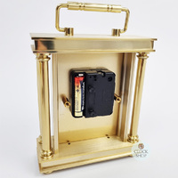 16.5cm Marlow Gold Battery Carriage Clock By ACCTIM (Chip & Scratch) image