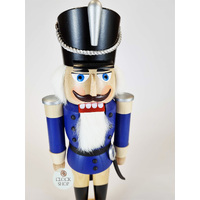 37cm Blue Soldier Nutcracker By Seiffener image