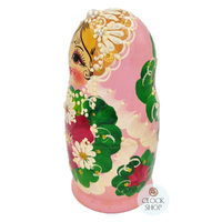 Pink Pearl Russian Dolls 16cm (Set Of 5) image