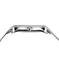 Max Rene Collection White & Silver Ladies Watch With Milanese Band By BERING image