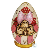 Woodburn Egg Russian Dolls- Red Angels 15cm (Set Of 5) image